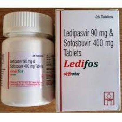 Picture of LEDISBUVIR 90/400 MG 28 TAB