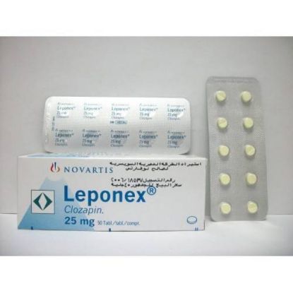 Picture of LEPONEX 25MG 50 TAB
