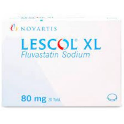 Picture of LESCOL XL 80MG 28 F.C.TAB