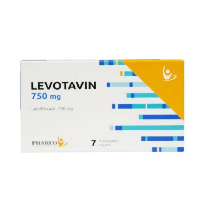 Picture of LEVOTAVIN 750 MG 7 F.C.TAB