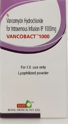 Picture of VANCOBACT 1 GM VIAL FOR I.V. INF.