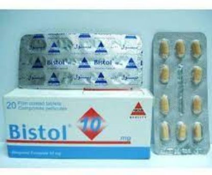 Picture of BISTOL 10MG 20 F.C. TAB