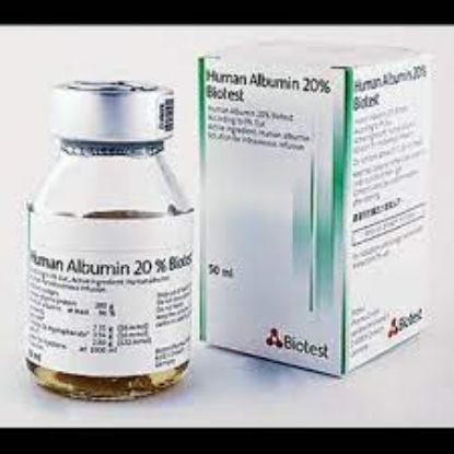Picture of ALBUMIN HUMAN 20% (50ML) I.V INF