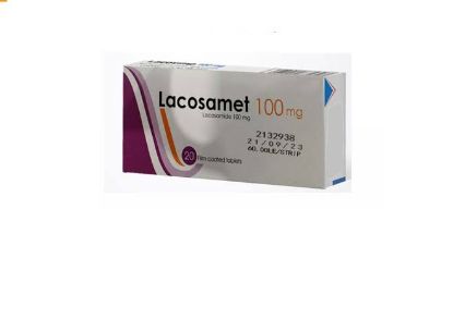 Picture of LACOSAMET 100 MG 20 F.C. TAB