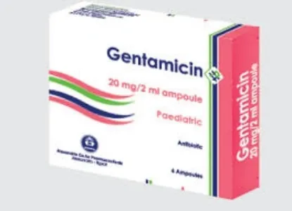 Picture of GENTAMICIN-ALEX 20MG/2ML 6 AMP