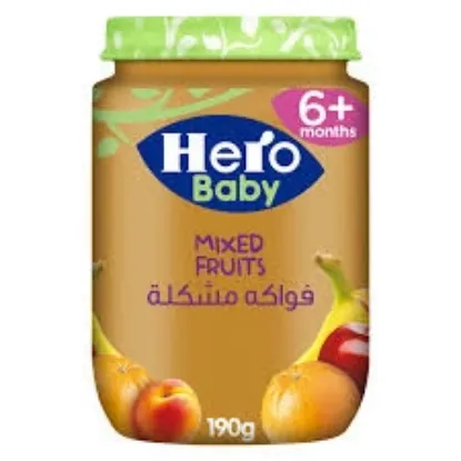 Picture of HERO BABY MIXED FRUITS WITH CEREALS JAR 190 GM
