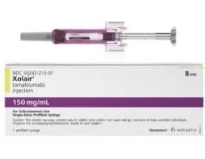 Picture of XOLAIR 150 MG S.C. VIAL