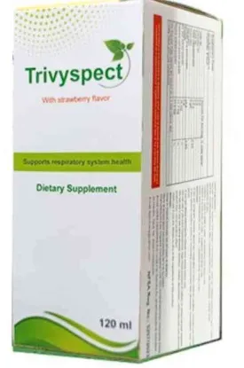 Picture of TRIVYSPECT SYRUP STRAWBERRY FLAVOR 120ML
