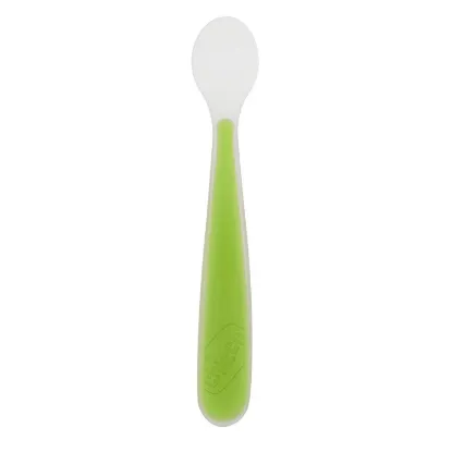 Picture of NICE BABY GREEN SILICONE SPOON