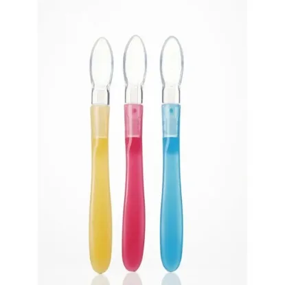 Picture of NICE BABY SILICONE SPOON, DIFFERENT COLORS