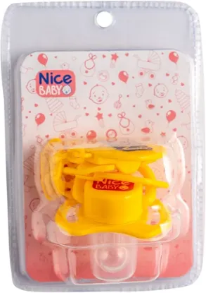 Picture of NICE BABY PACIFIER WITH YELLOW CHAIN