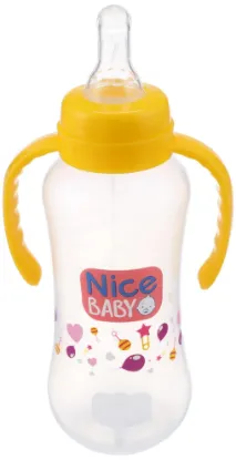 Picture of NICE BABY BOTTLE, 280MM, YELLOW HANDLE