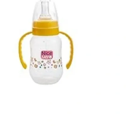 Picture of NICE BABY BOTTLE 150 ML WITH BROWN HANDLE