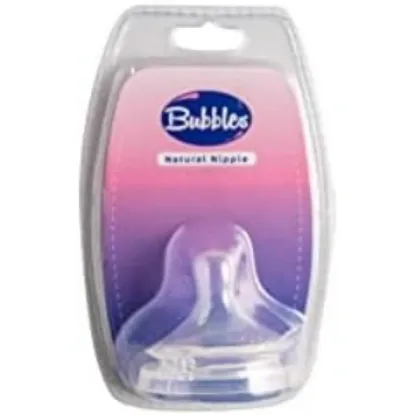 Picture of BUBBLES NATURAL NIPPLE(3-M)