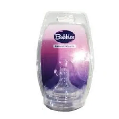 Picture of BUBBLES NATURAL NIPPLE (1-M)