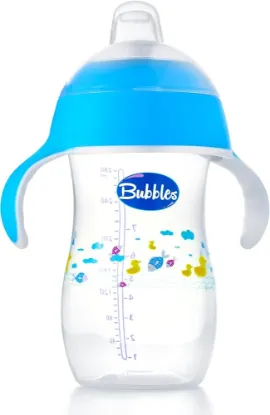 Picture of BUBBLES NATURALS CUP 280ML, BLUE