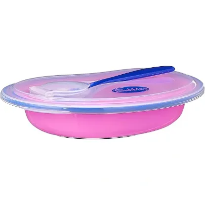 Picture of BUBBLES FOOD PLATE (ROSE X BLUE)