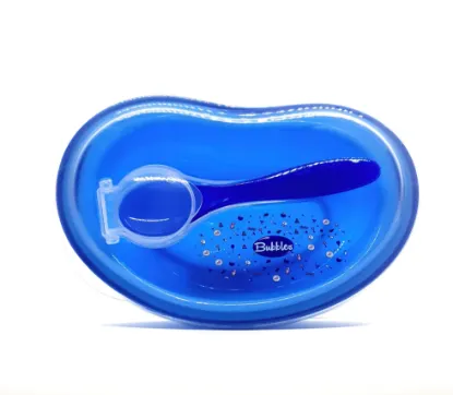 Picture of BUBBLES FOOD PLATE (BLUE)