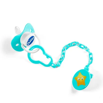 Picture of BUBBLES PACIFIER WITH CHAIN 0-3M,GREEN