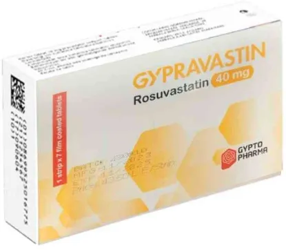 Picture of GYPRAVASTIN 40 MG 28 F.C. TABS