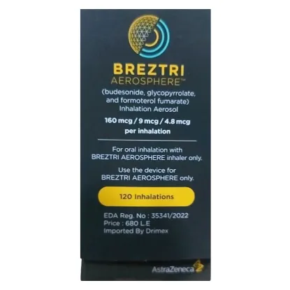 Picture of BREZTRI AEROSPHERE 160/9/4.8 MCG 120 DOSES