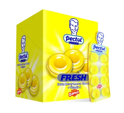 Picture of PECTOL FRESH LOZENGES HONEY & LEMON FLAVOR 24 PCS