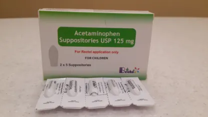 Picture of ACETAMINOPHEN 125MG PAED. SUPPU.S.P.XXIII