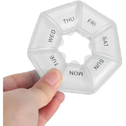 Picture of O-CARE PILL BOX 7 DAYS ROUND