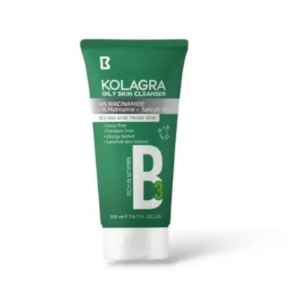 Picture of KOLAGRA OILY SKIN CLEANSER VITAMIN B3 200ML